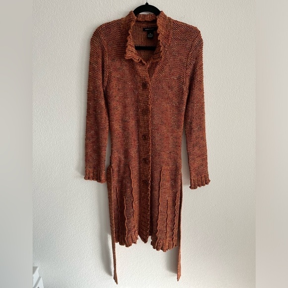 BCBG Maxazria Crochet Sweater - Picture 4 of 5